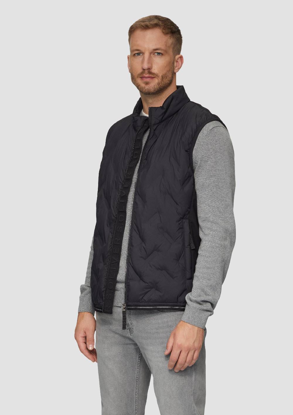 s.Oliver Outdoor-Weste im Fabricmix Online