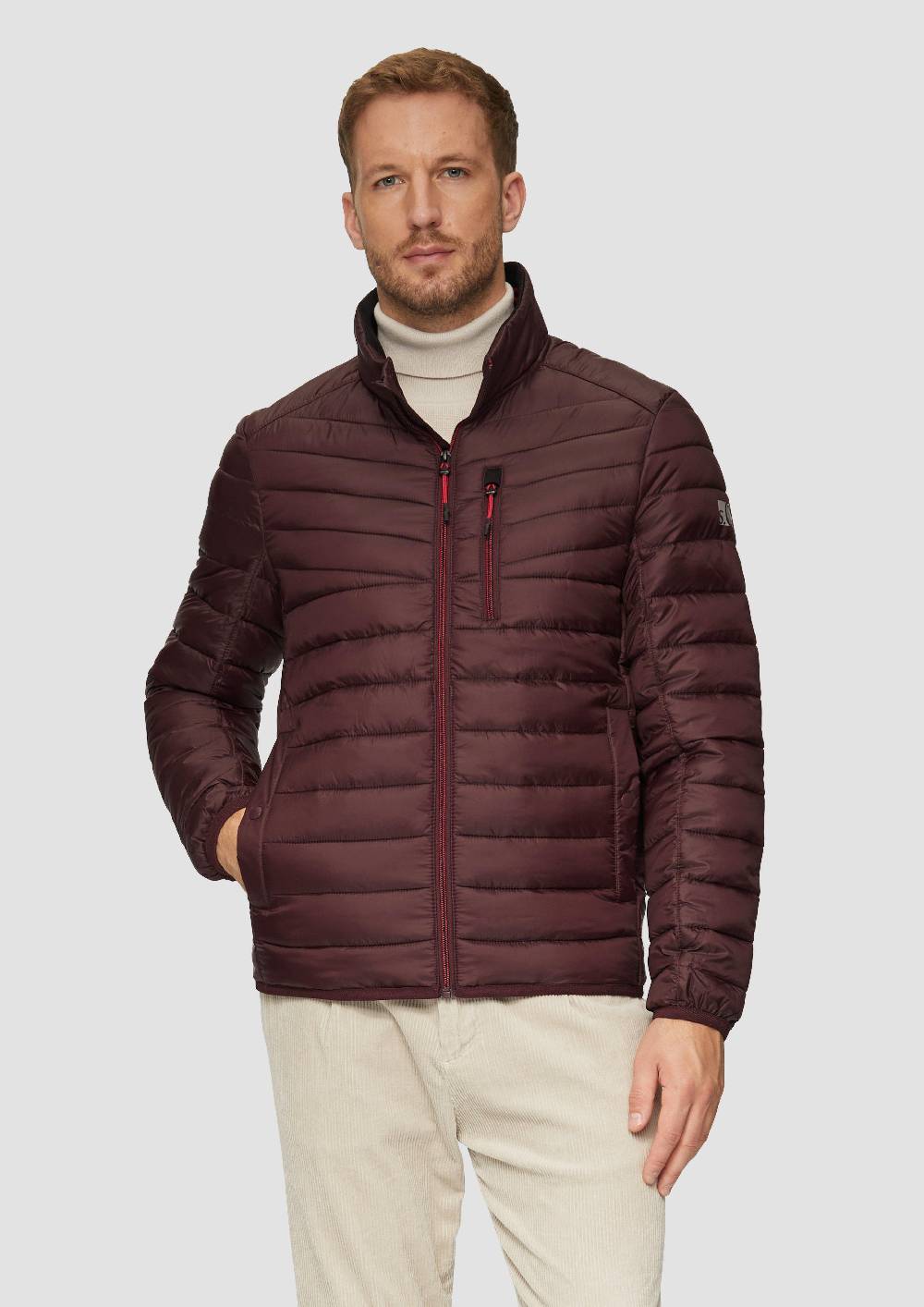 s.Oliver Leicht wattierte Steppjacke aus recyceltem Polyester Günstiger Verkauf