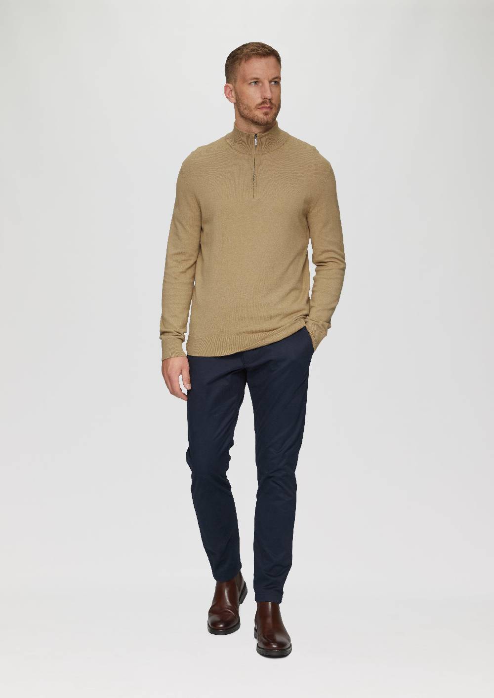 s.Oliver Strickpullover mit Stehkragen Meist gekauft