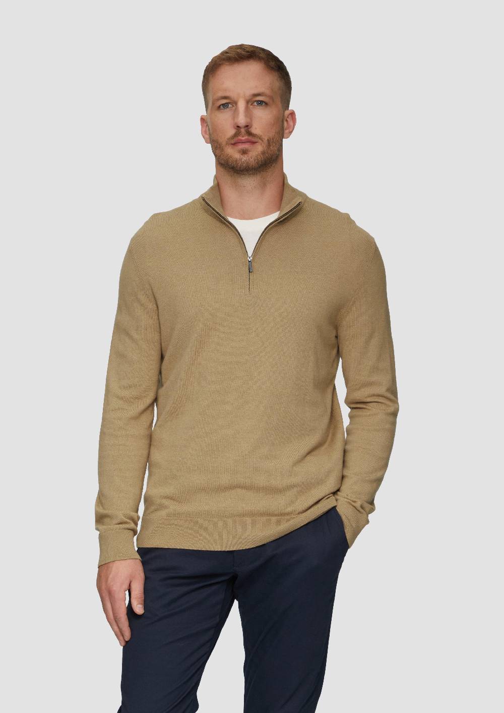 s.Oliver Strickpullover mit Stehkragen Meist gekauft