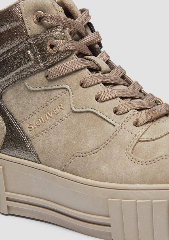 s.Oliver High Sneaker im Fabricmix Preisnachlass