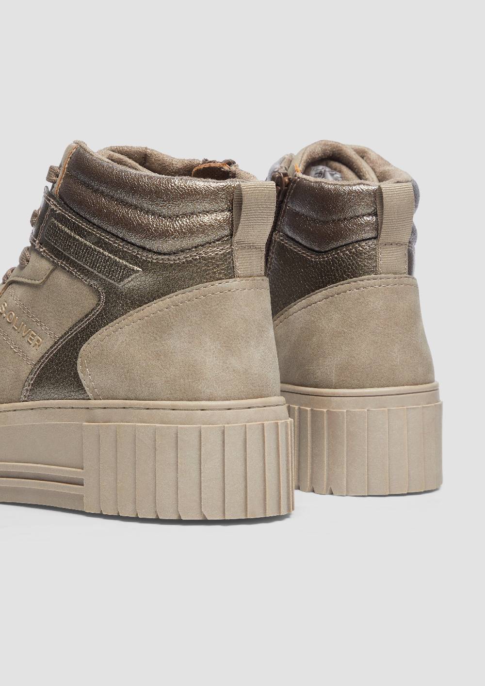 s.Oliver High Sneaker im Fabricmix Preisnachlass