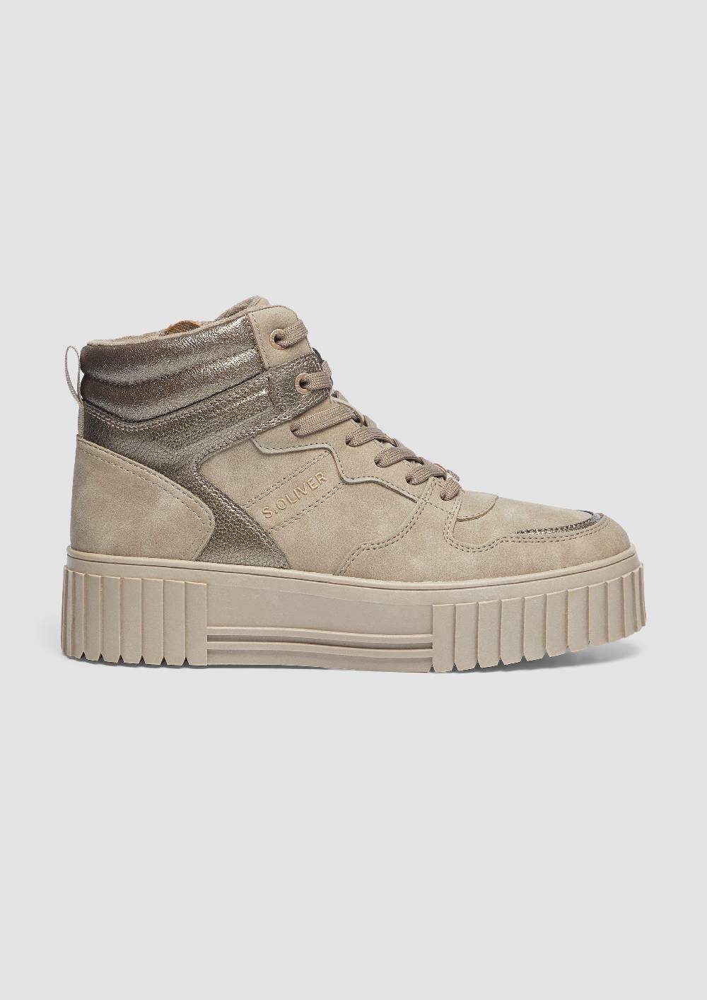 s.Oliver High Sneaker im Fabricmix Preisnachlass