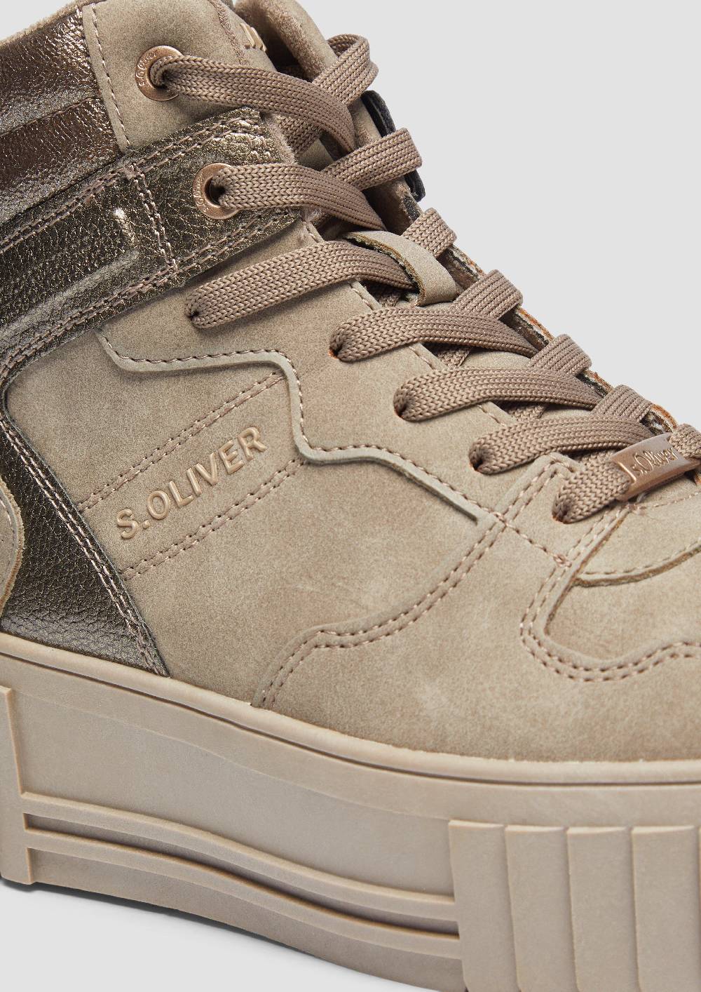 s.Oliver High Sneaker im Fabricmix Preisnachlass