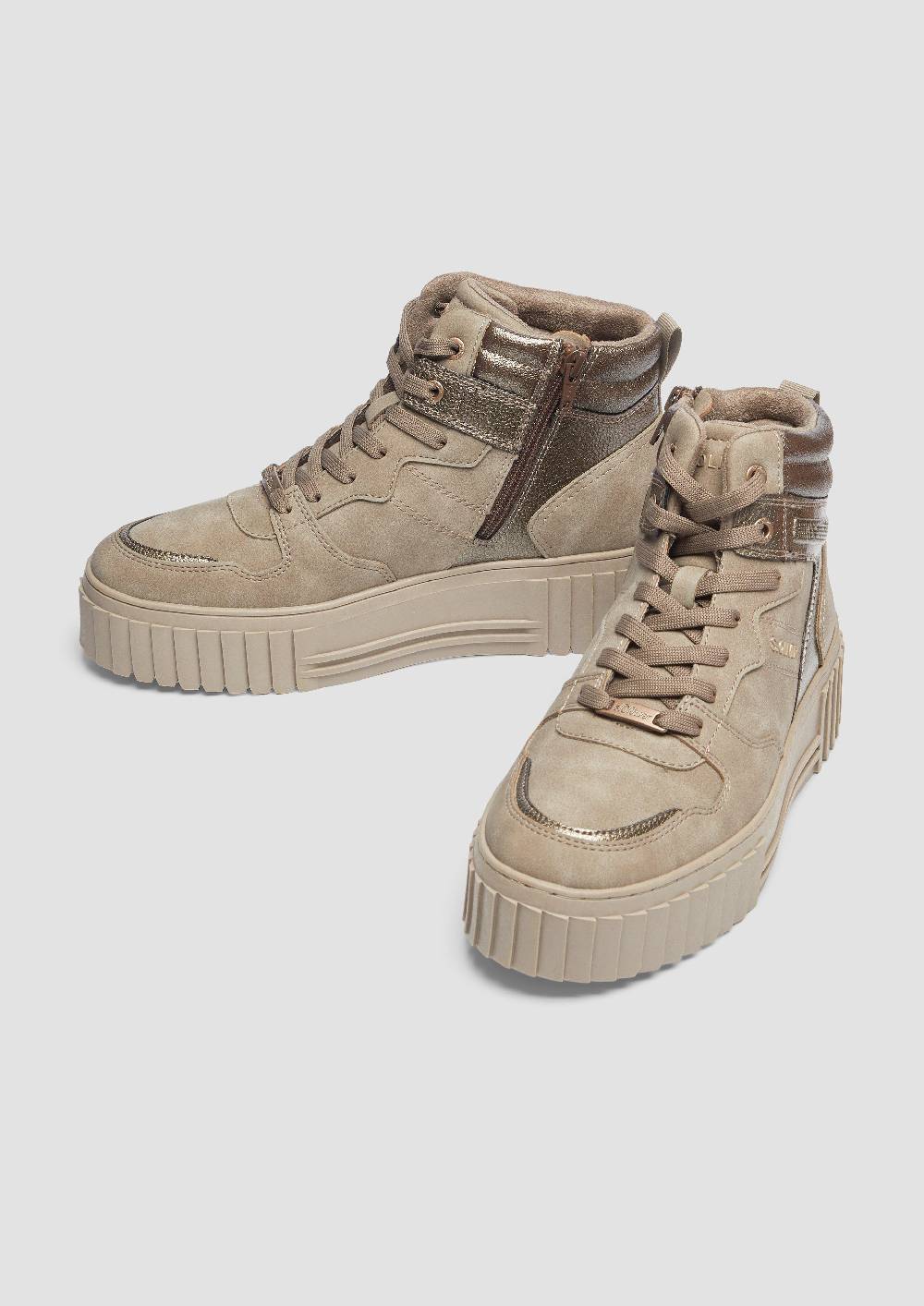 s.Oliver High Sneaker im Fabricmix Preisnachlass