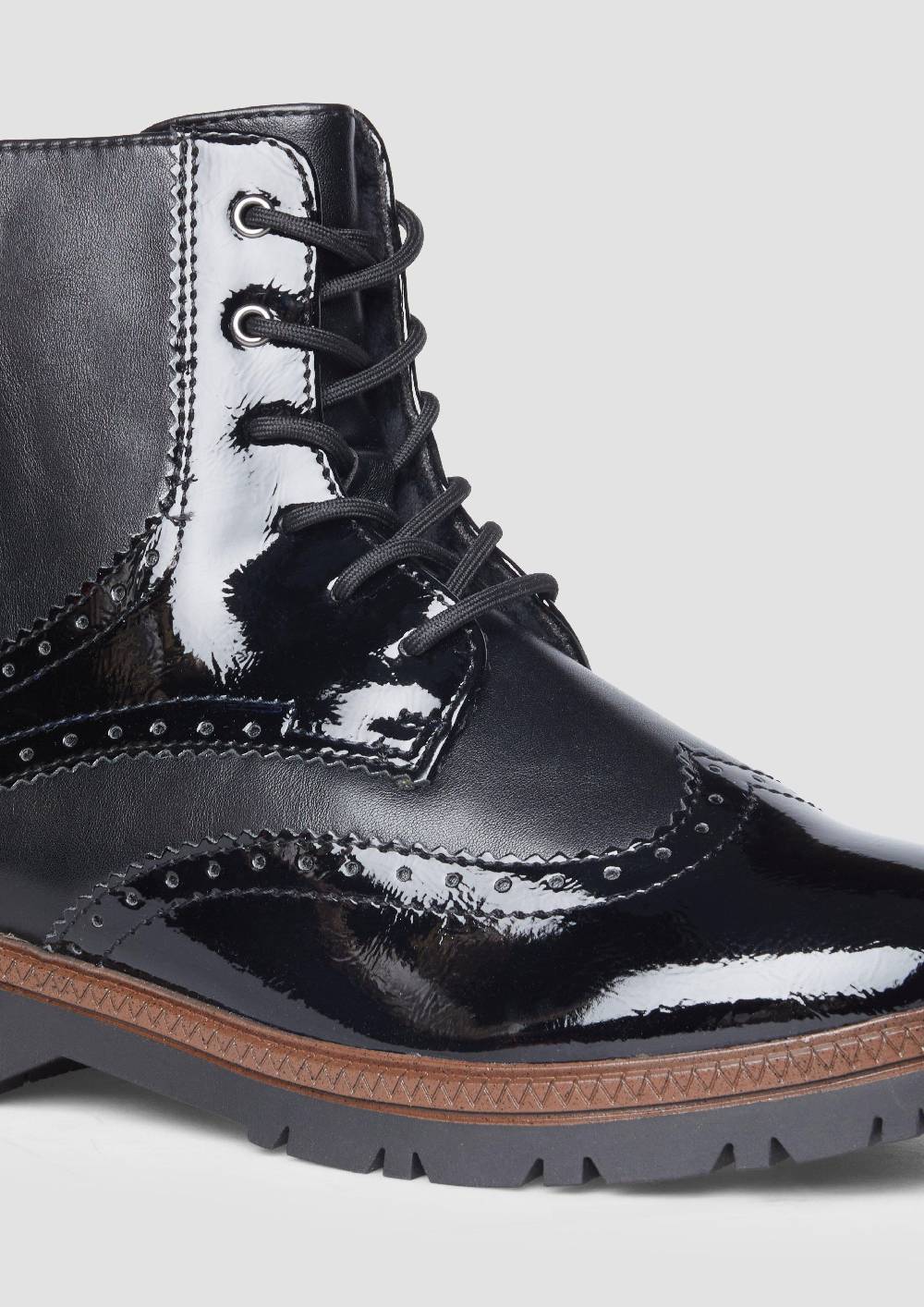 s.Oliver Stiefel mit Schnürung und Reißverschluss Lagerräumung