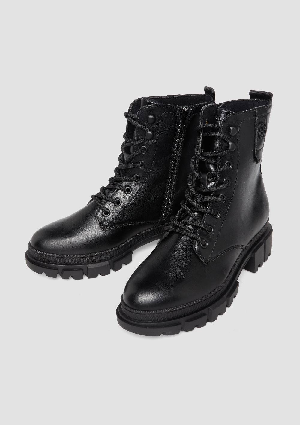 s.Oliver Stiefeletten mit Schnürung und Reißverschluss Online Outlet