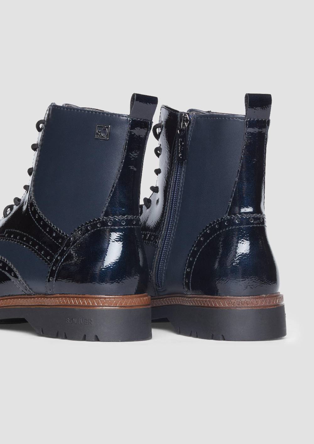 s.Oliver Stiefel mit Schnürung und Reißverschluss Saisonale Angebote