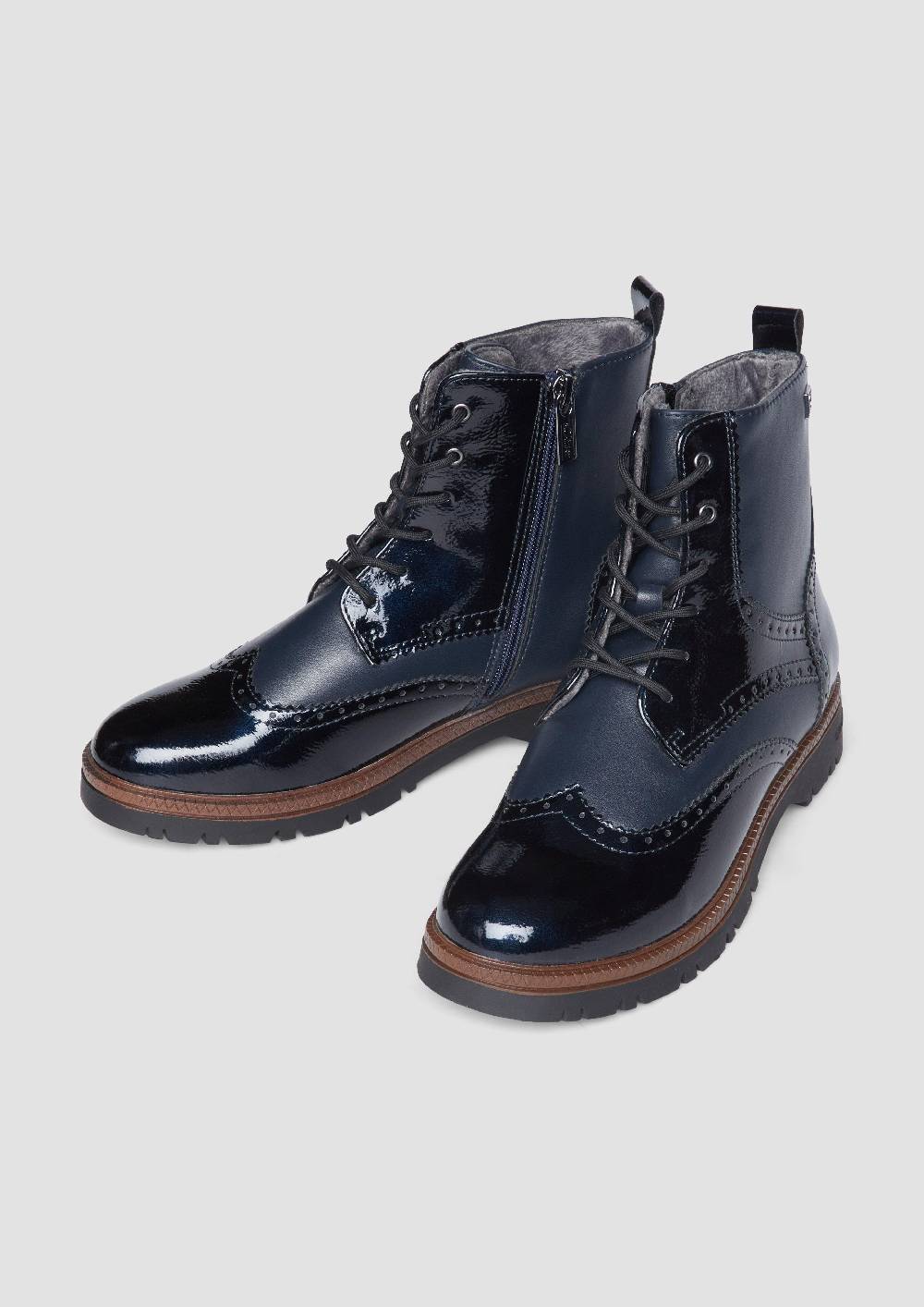 s.Oliver Stiefel mit Schnürung und Reißverschluss Saisonale Angebote