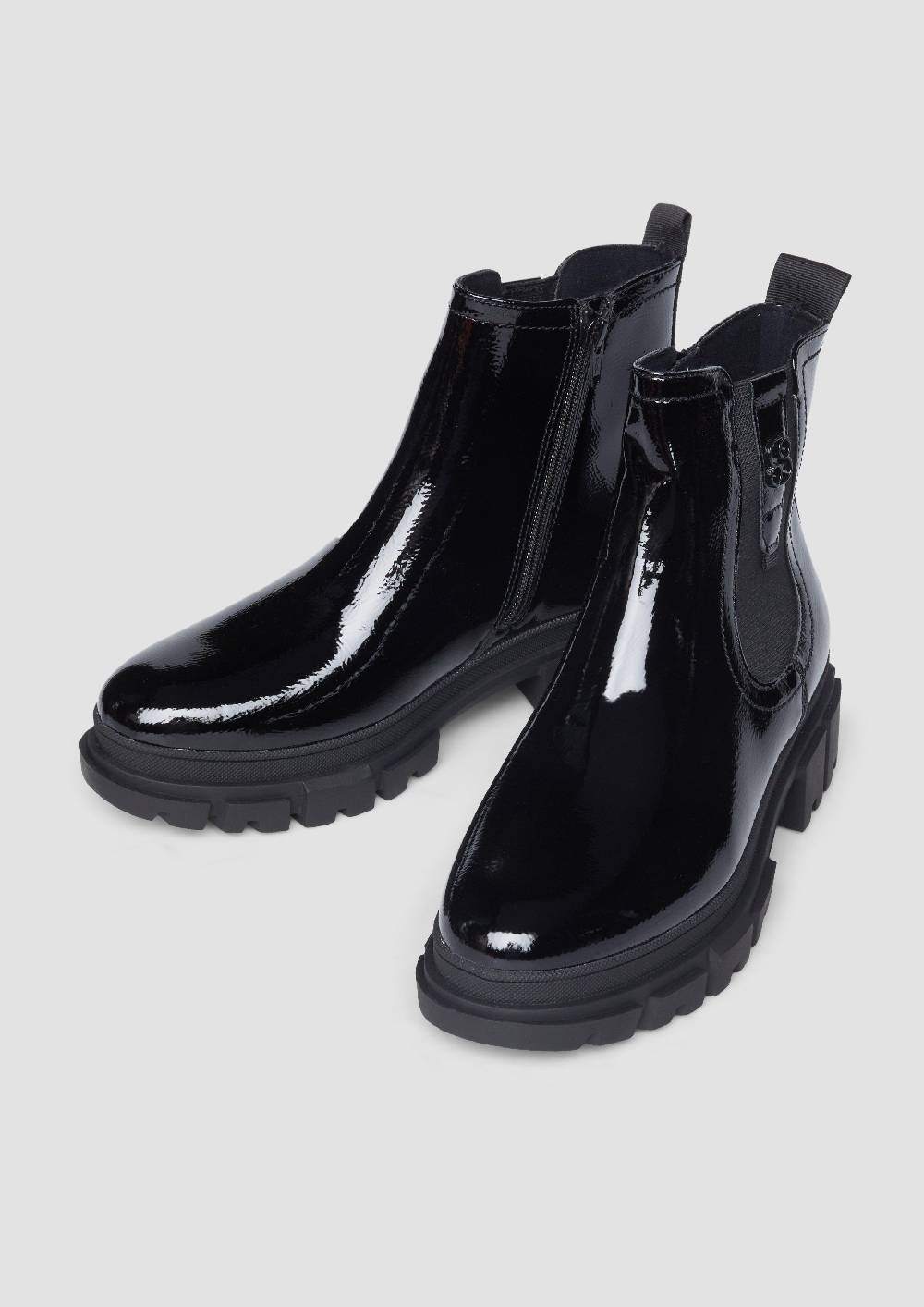 s.Oliver Chelsea Boots mit Logo-Detail Sonderangebote