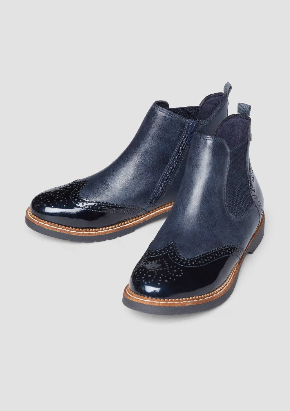 s.Oliver Chelsea-Boots aus Kunstleder Wochenangebot