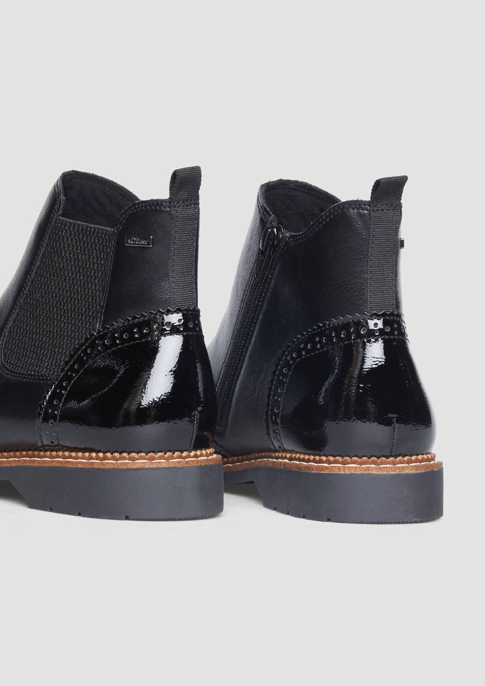 s.Oliver Chelsea-Boots aus Kunstleder Kostenlose Rückgabe