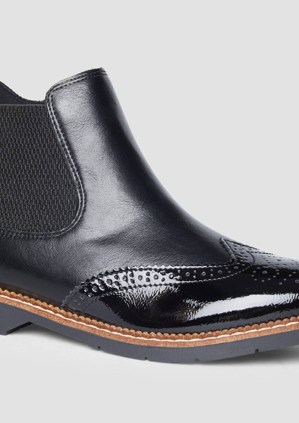 s.Oliver Chelsea-Boots aus Kunstleder Kostenlose Rückgabe