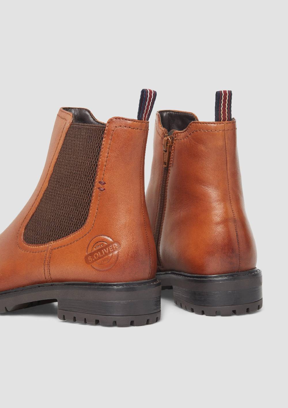 s.Oliver Chelsea Boots aus Schafsleder Neueste Stile