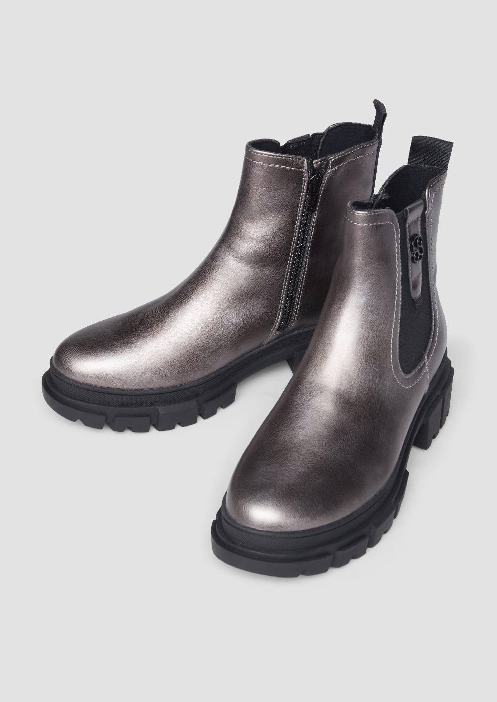 s.Oliver Chelsea Boots mit Logo-Detail Bis zu 65% Rabatt