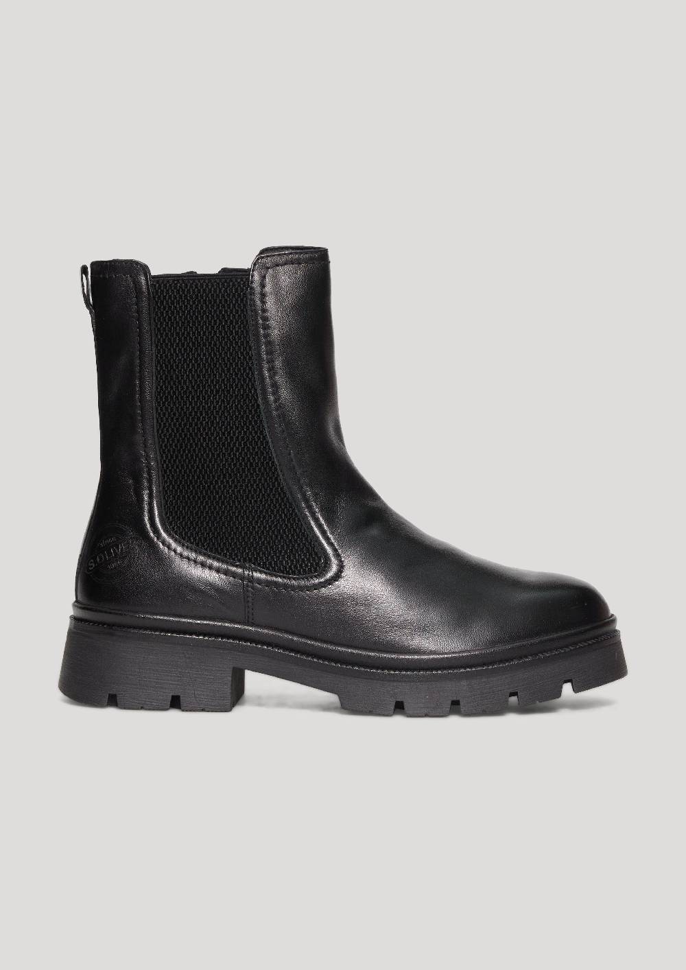 s.Oliver Chelsea Boots aus Schafsleder Nur für heute