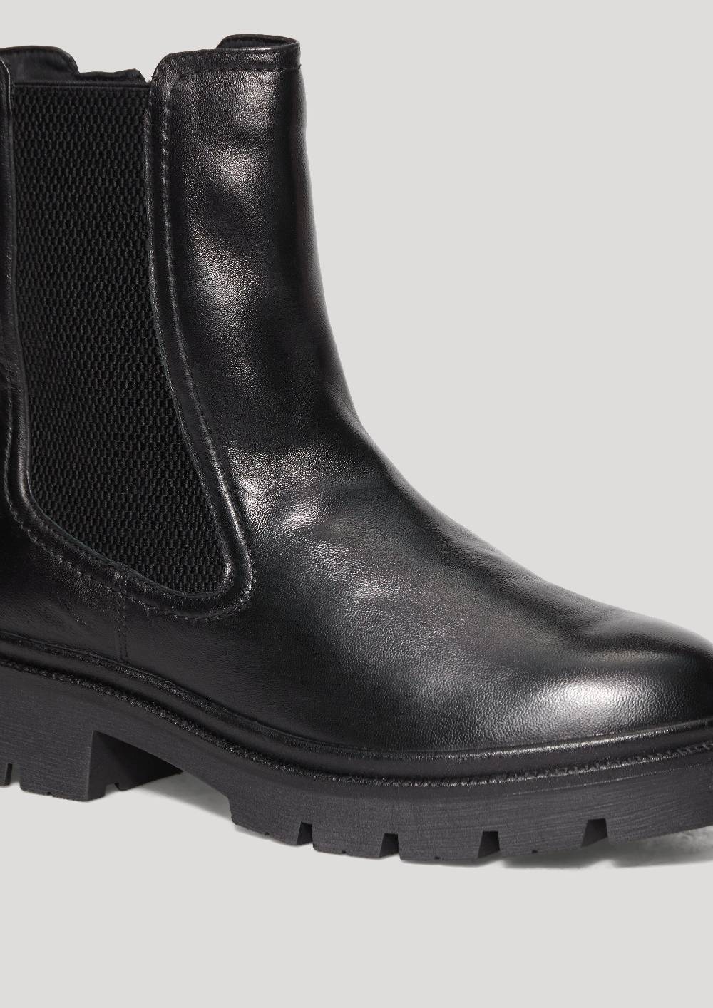 s.Oliver Chelsea Boots aus Schafsleder Nur für heute