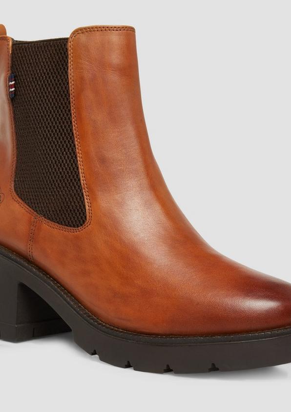 s.Oliver Chelsea-Boots aus Leder 50% Rabatt mit kostenlosem Versand