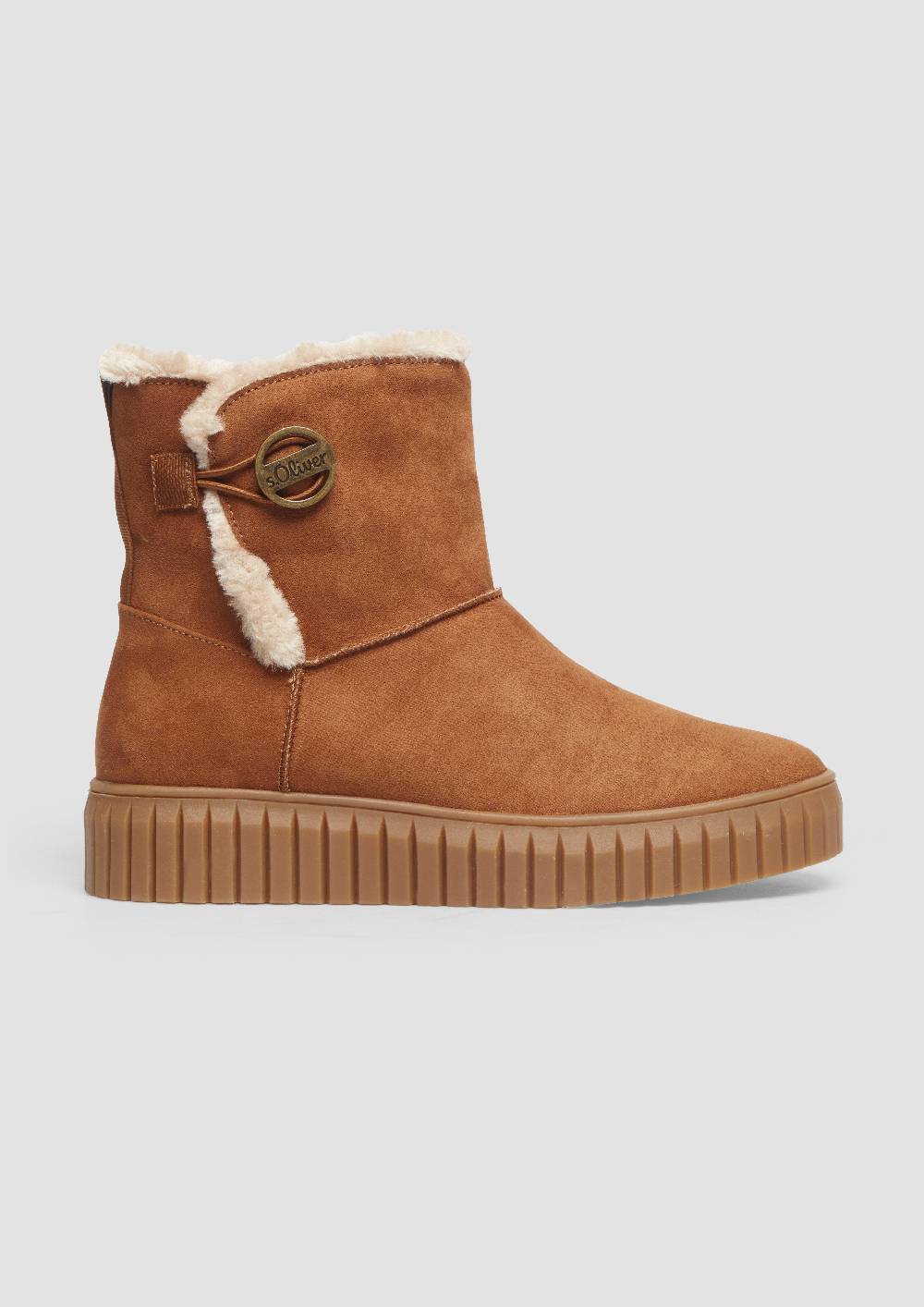 s.Oliver Gefütterte Boots mit Plateausohle zollfrei