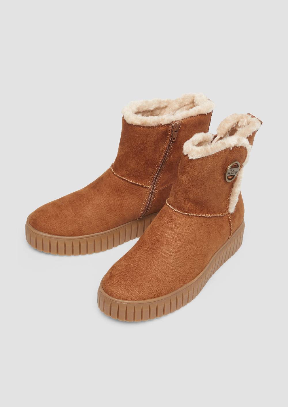 s.Oliver Gefütterte Boots mit Plateausohle zollfrei