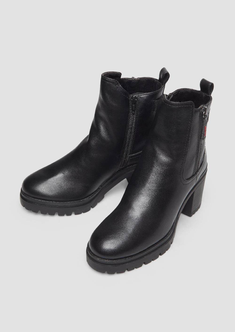 s.Oliver Stiefeletten mit Blockabsatz 50% Rabatt für begrenzte Zeit