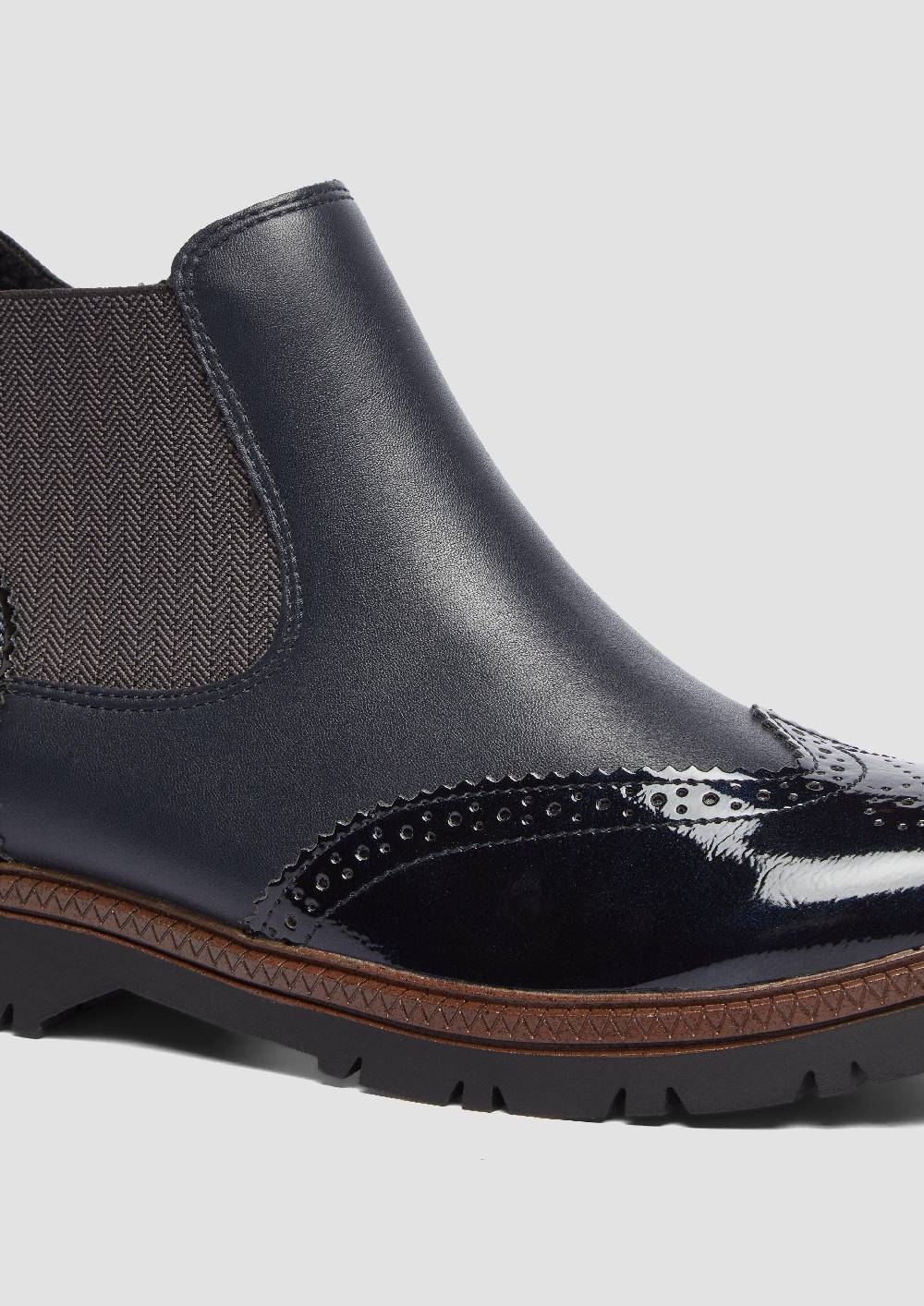 s.Oliver Chelsea Boots in Leder-Optik Fabrikverkauf