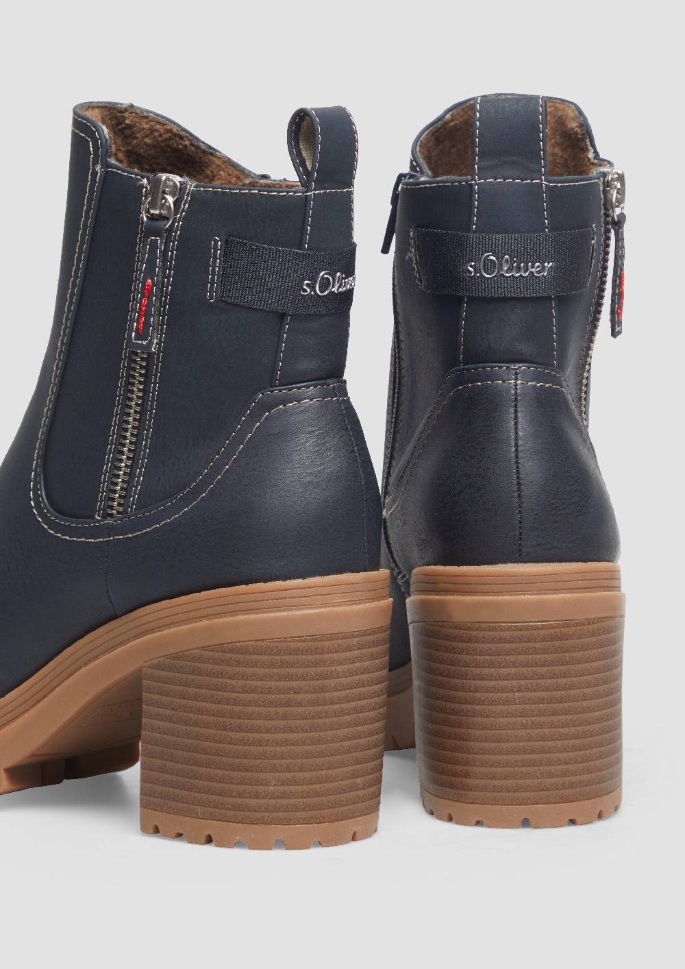 s.Oliver Stiefeletten mit Blockabsatz Kostenloser Versand