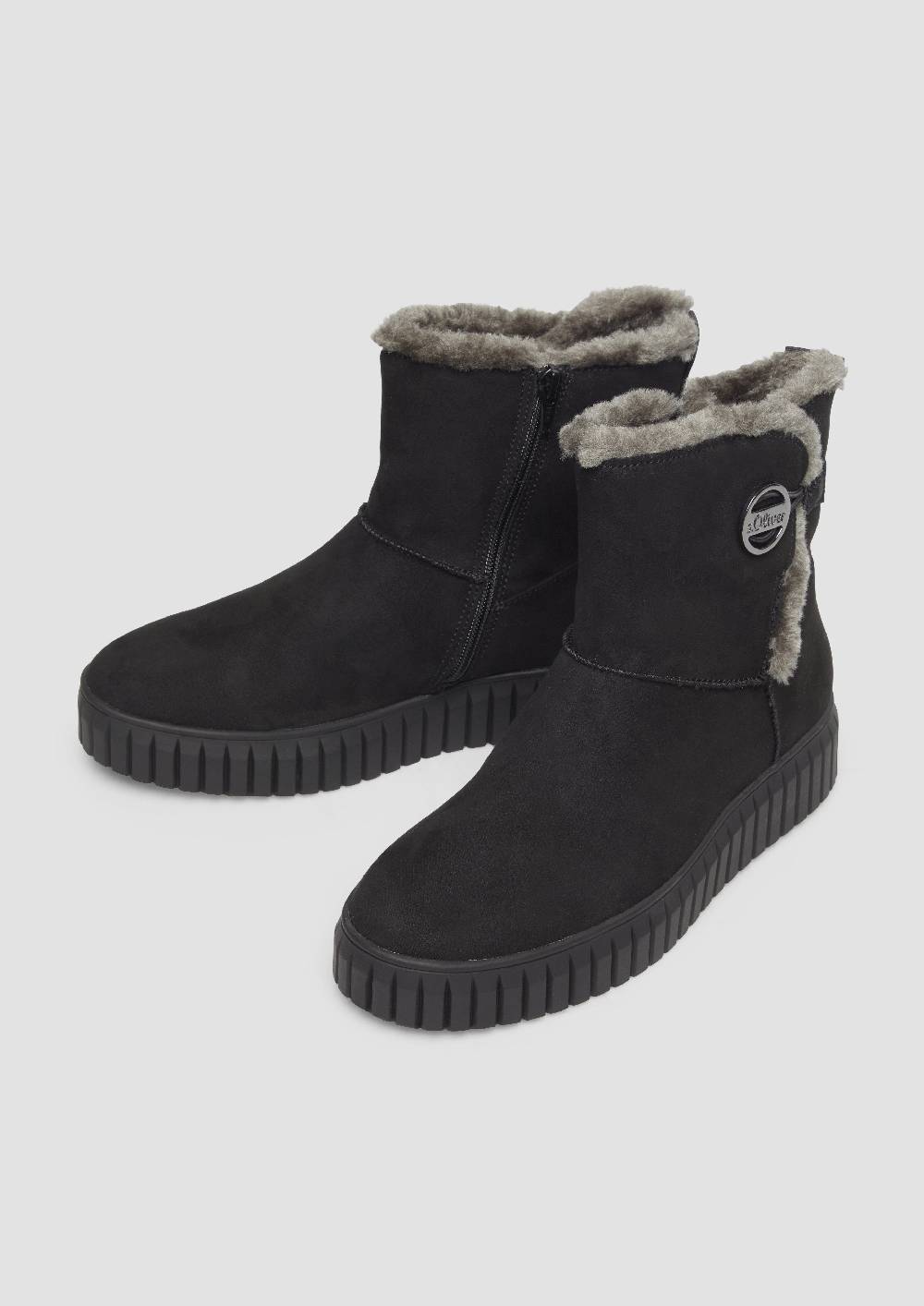 s.Oliver Gefütterte Boots mit Plateausohle Fabrikpreis