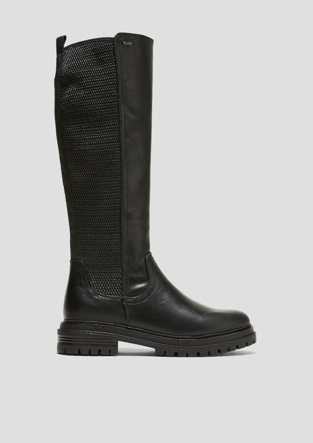 s.Oliver Stiefel in Glattleder-Optik Sonderangebot