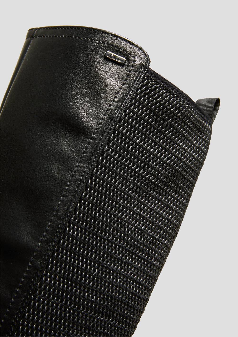 s.Oliver Stiefel in Glattleder-Optik Sonderangebot