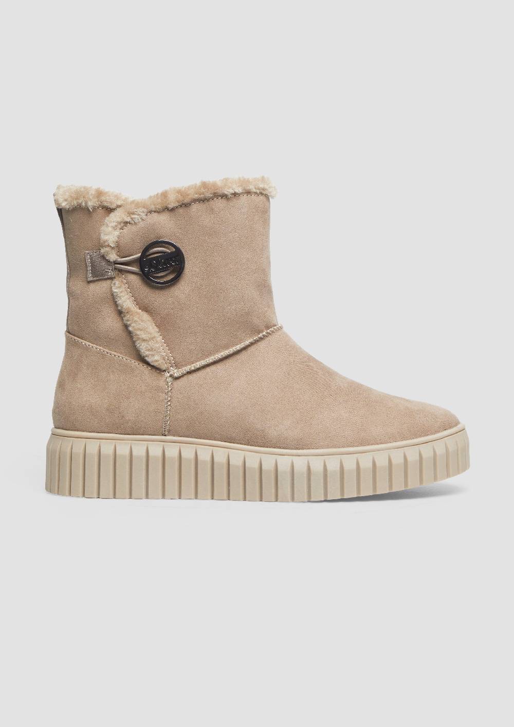 s.Oliver Gefütterte Boots mit Plateausohle Versandkostenfrei