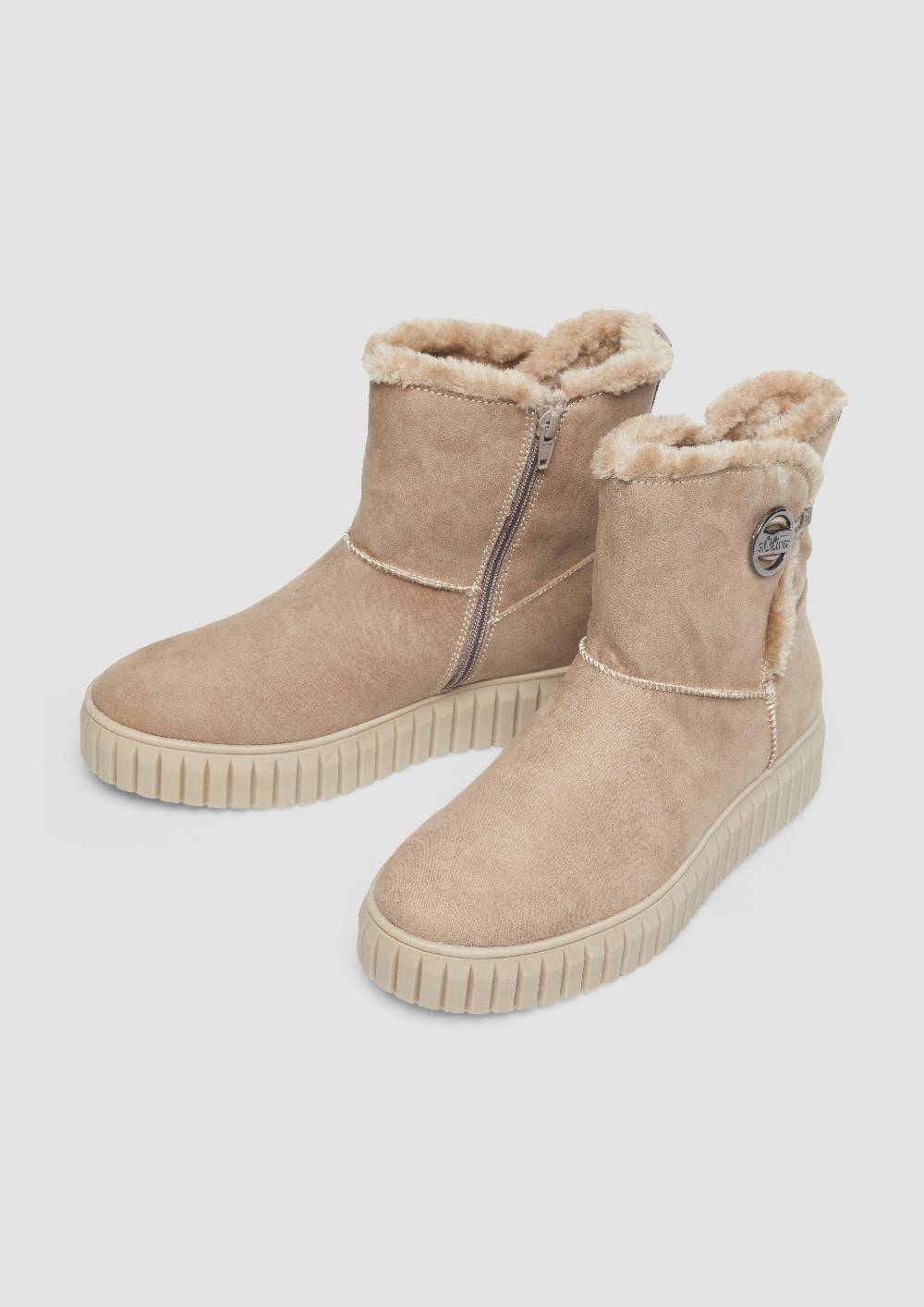 s.Oliver Gefütterte Boots mit Plateausohle Versandkostenfrei