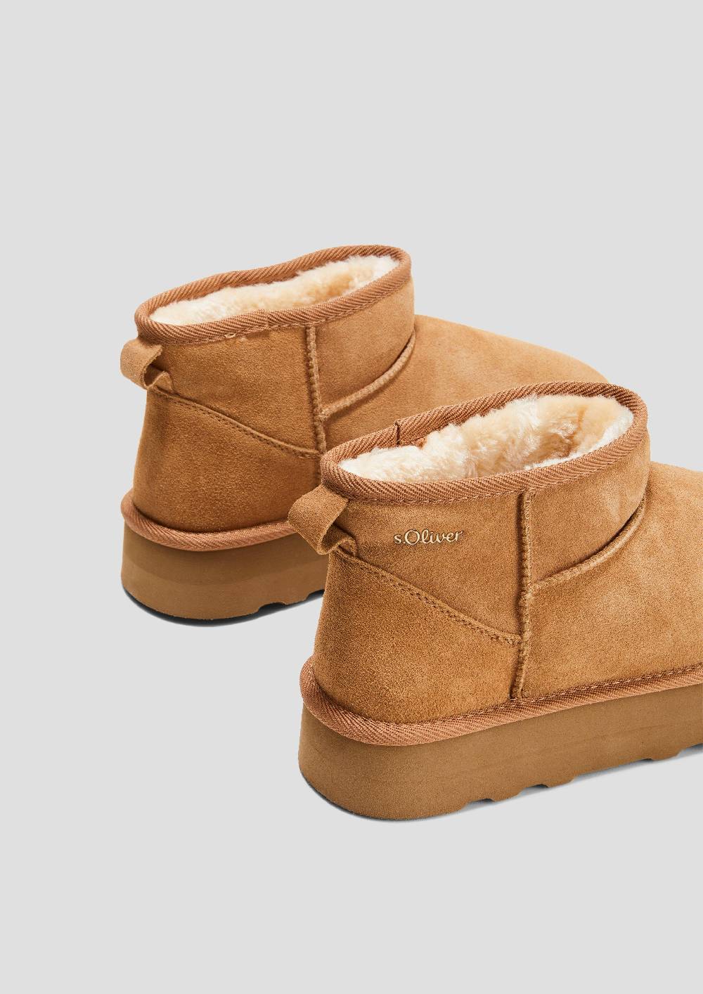 s.Oliver Stiefel mit Teddyplüsch-Futter Flash Sale