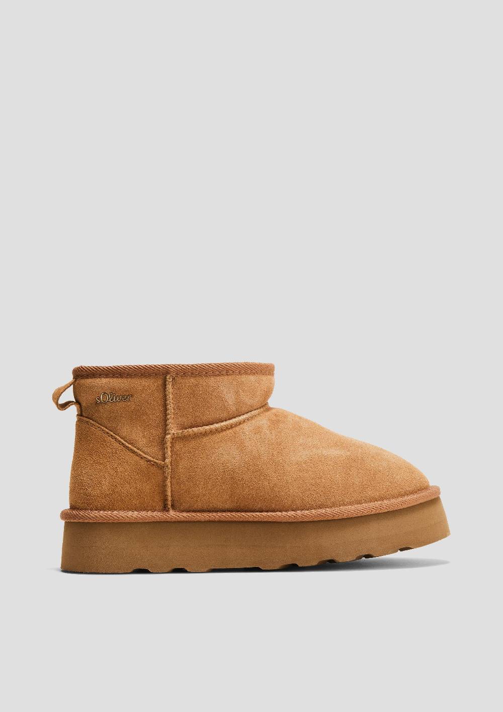 s.Oliver Stiefel mit Teddyplüsch-Futter Flash Sale