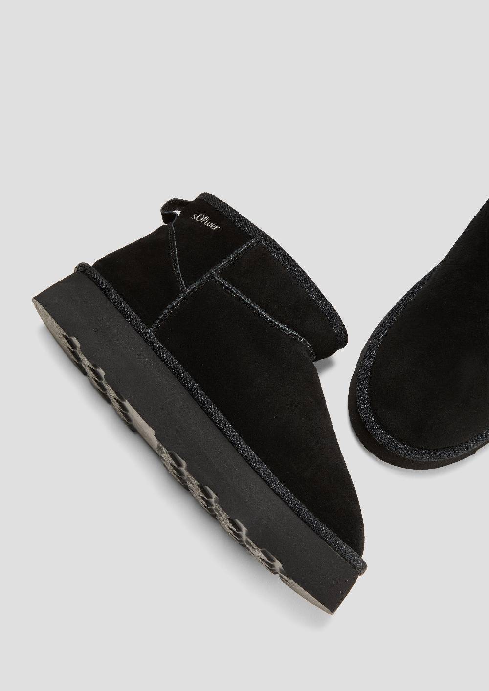 s.Oliver Stiefel mit Teddyplüsch-Futter Online Shopping