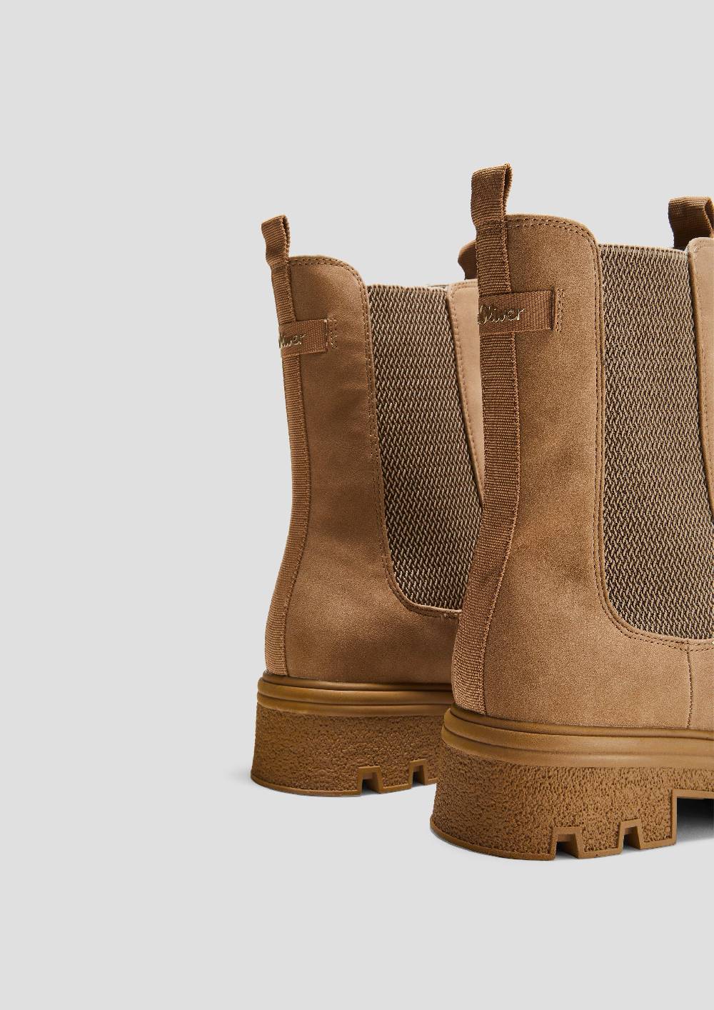 s.Oliver Halbhohe Chelsea Boots Preisnachlass