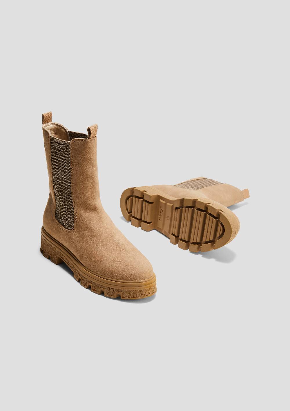 s.Oliver Halbhohe Chelsea Boots Preisnachlass