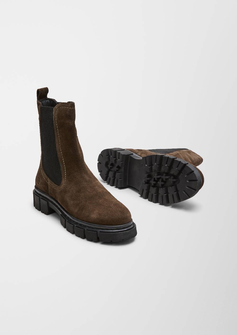 s.Oliver Stiefel aus Veloursleder Black Friday