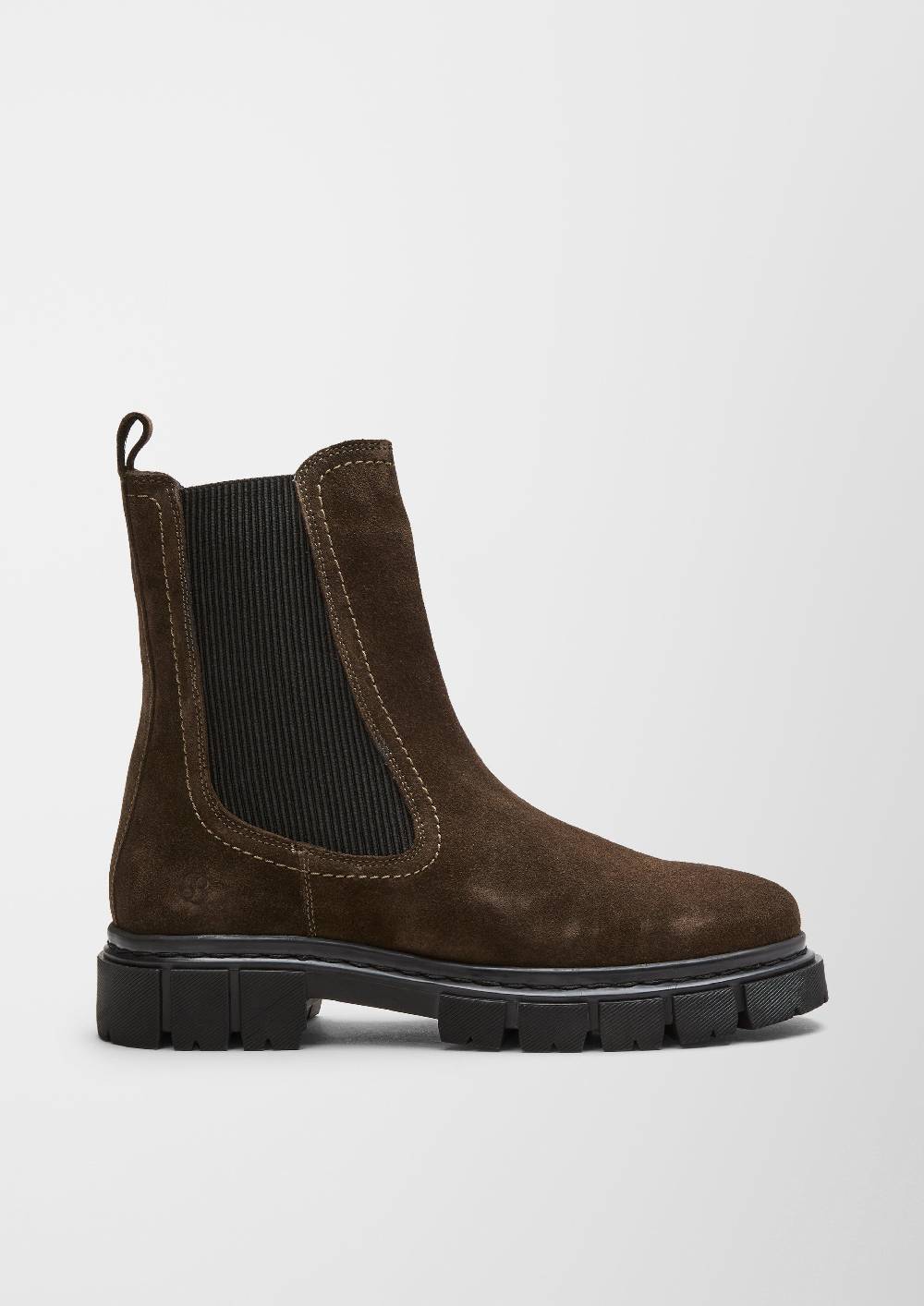 s.Oliver Stiefel aus Veloursleder Black Friday