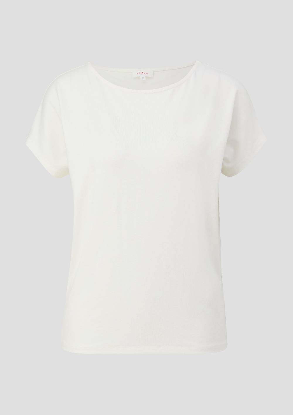 s.Oliver T-Shirt aus Viskosestretch im Relaxed Fit Vatertagsangebot