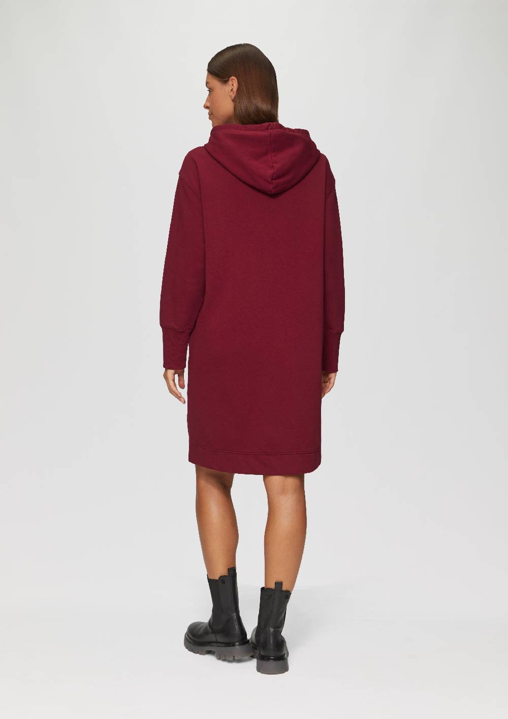 s.Oliver Sweatkleid mit Eingrifftaschen und vorgesetzter Seitennaht Online Outlet