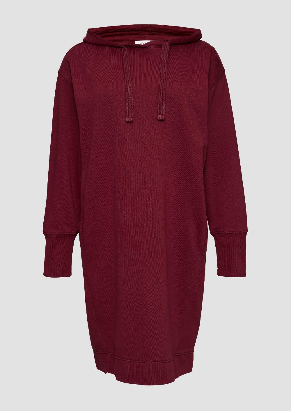 s.Oliver Sweatkleid mit Eingrifftaschen und vorgesetzter Seitennaht Online Outlet