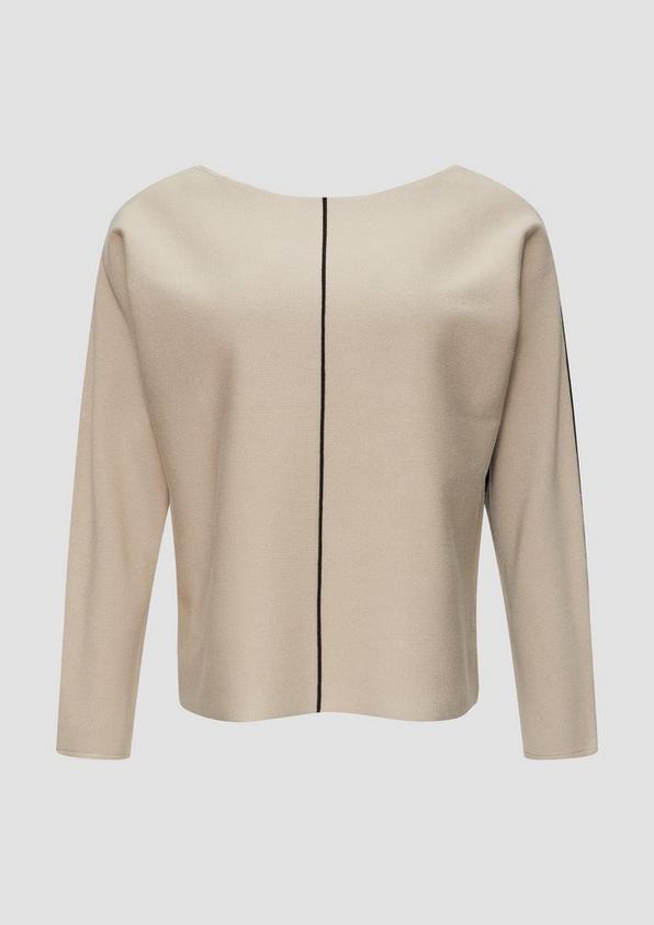 s.Oliver Modischer Strickpullover mit Fledermausärmel Blitzangebot