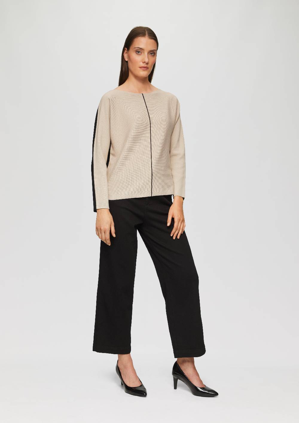 s.Oliver Modischer Strickpullover mit Fledermausärmel Blitzangebot