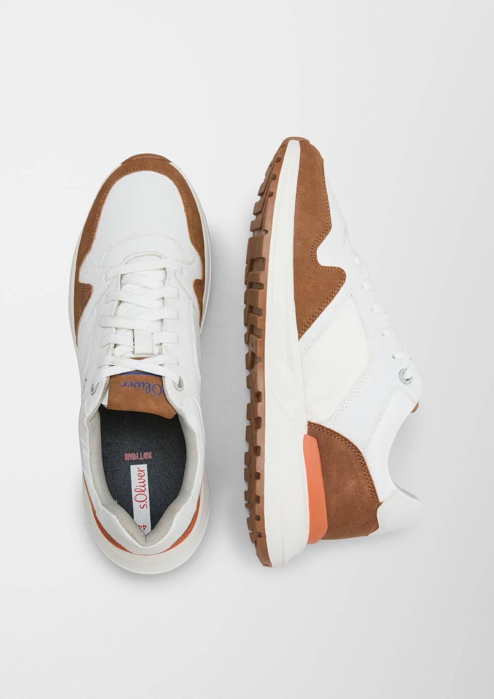 s.Oliver Sneaker mit Kontrast-Details Super Sparpreis