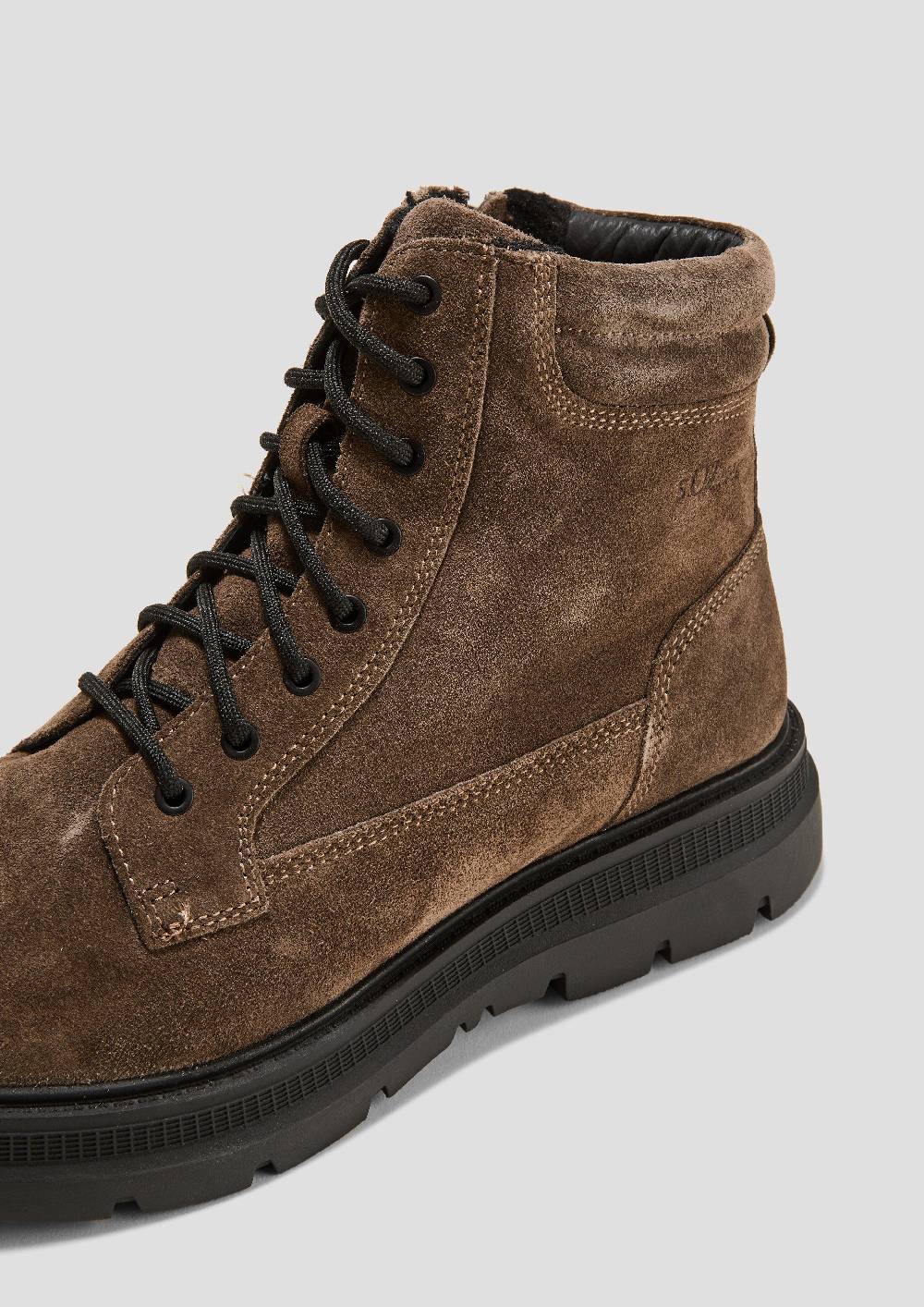 s.Oliver Gefütterte Boots aus Leder Letzte 3 Tage