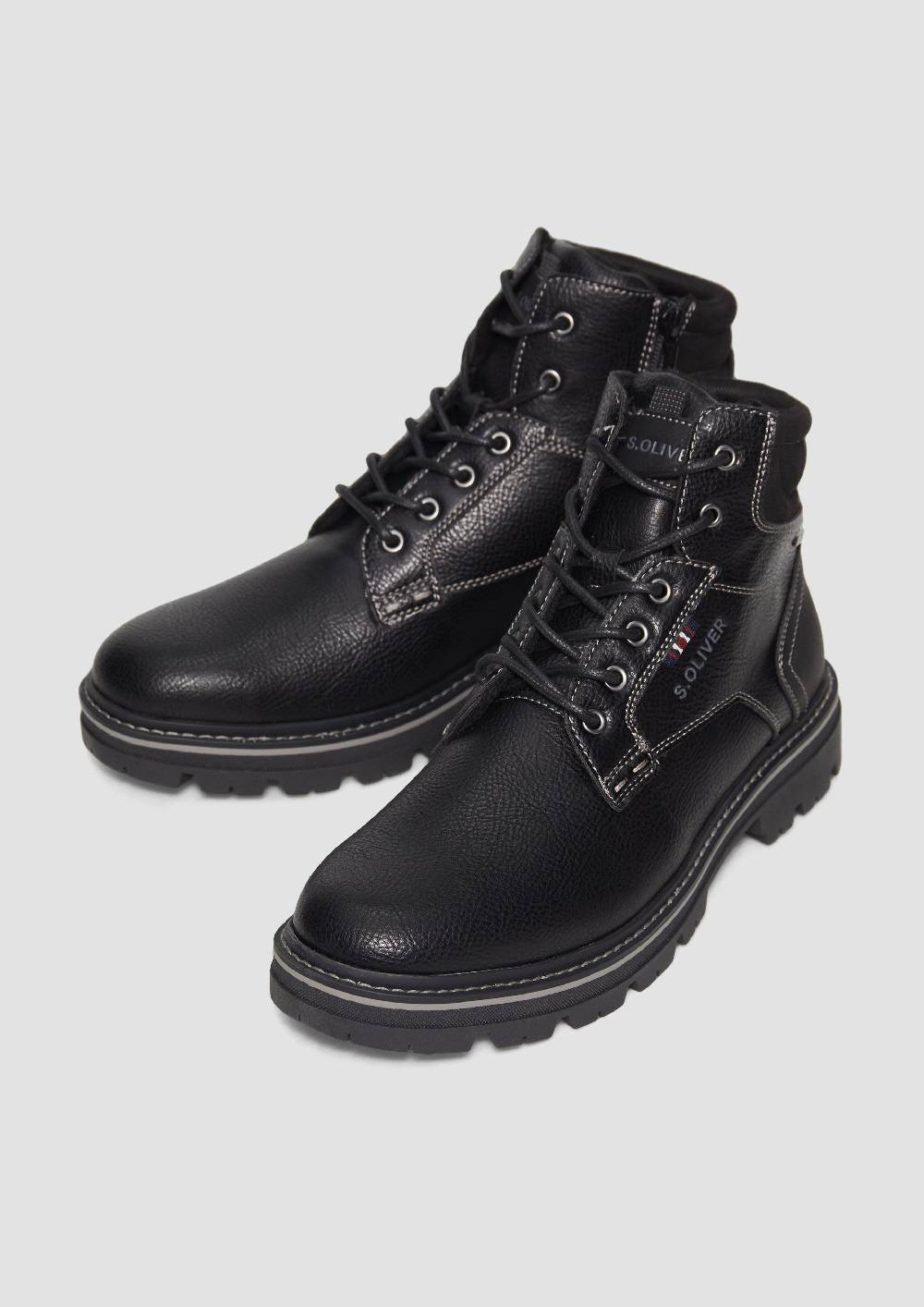 s.Oliver Stiefel in Leder-Optik Vierteljährliche Förderung