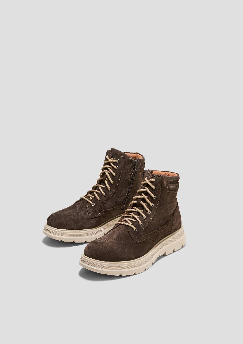 s.Oliver Gefütterte Boots aus Leder Auslauf