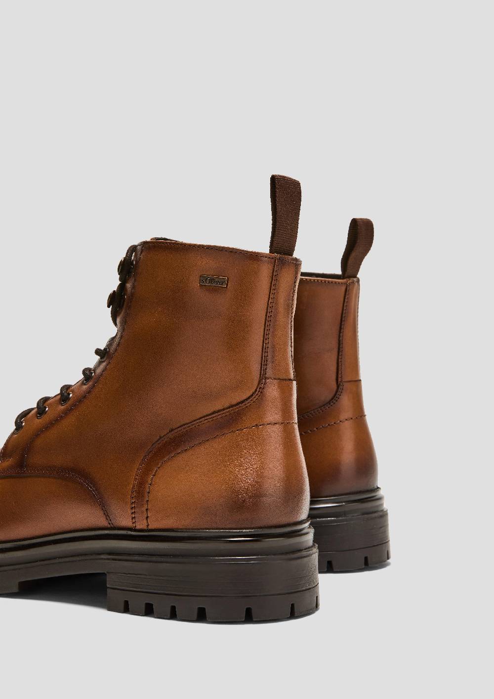s.Oliver Boots aus Rindsleder Rabatt