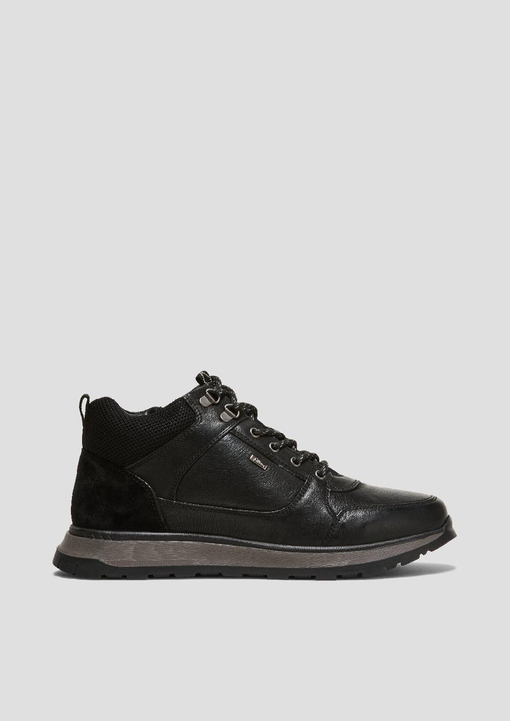 s.Oliver Echtleder-Stiefel in Sneaker-Optik Versandkostenfrei